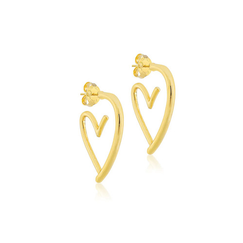 Sarina Studs - Shiny Gold